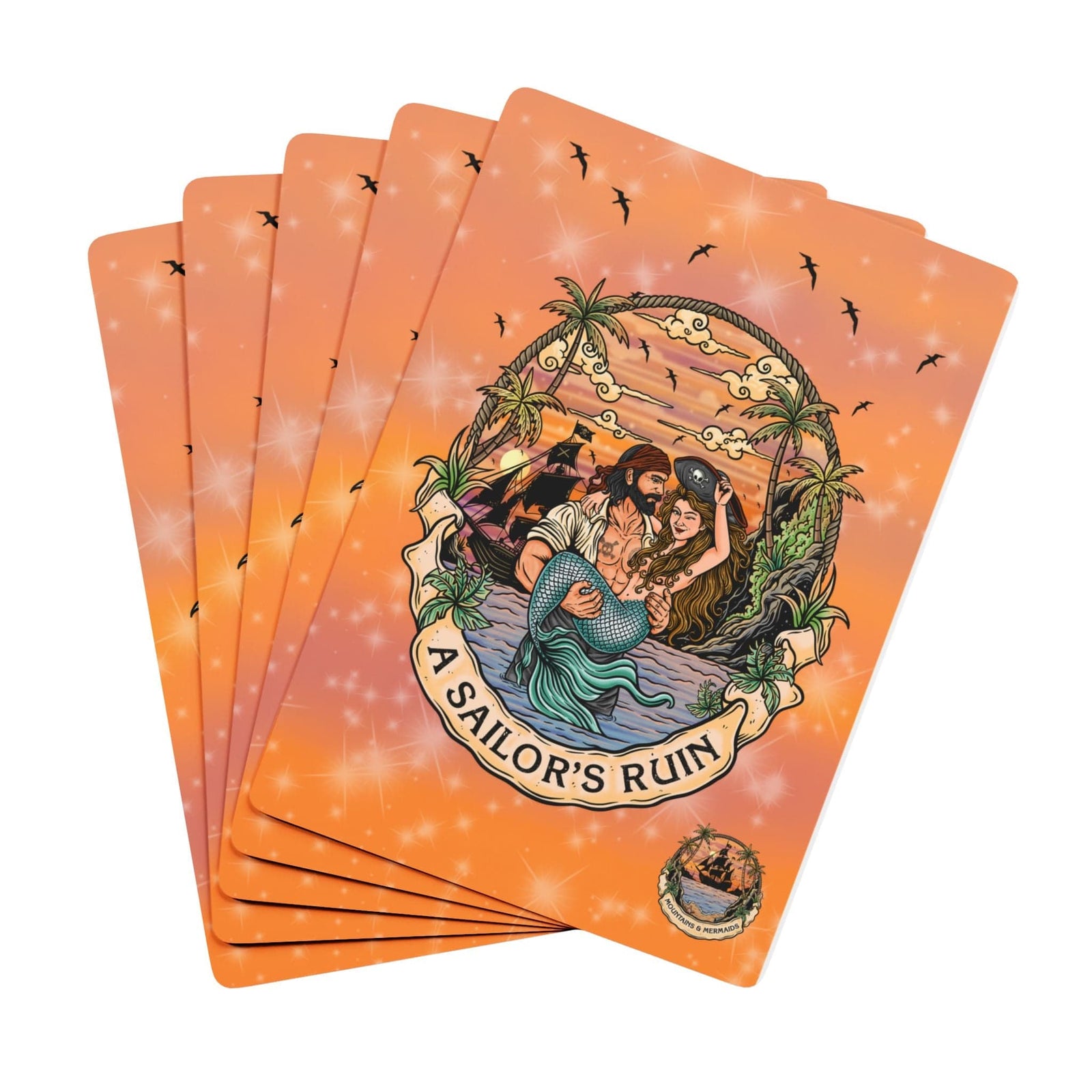 Printify A Sailor's Ruin Playing Cards 2.5" x 3.5" 27076599570535413332