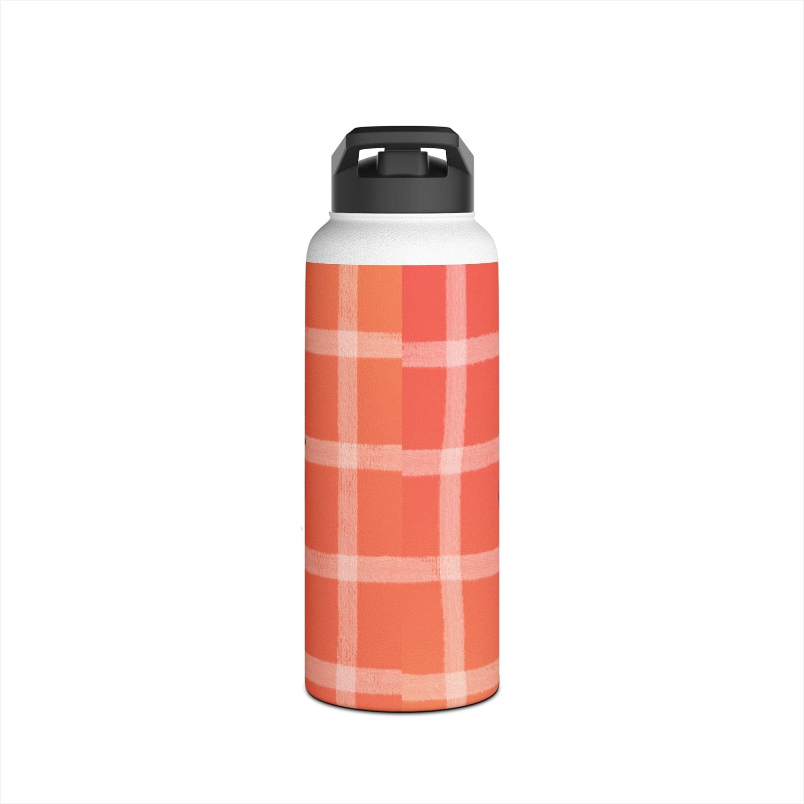 Printify Happy HalloThanksMas 32oz Stainless Steel Water Bottle 32oz / White 62061153971535226713