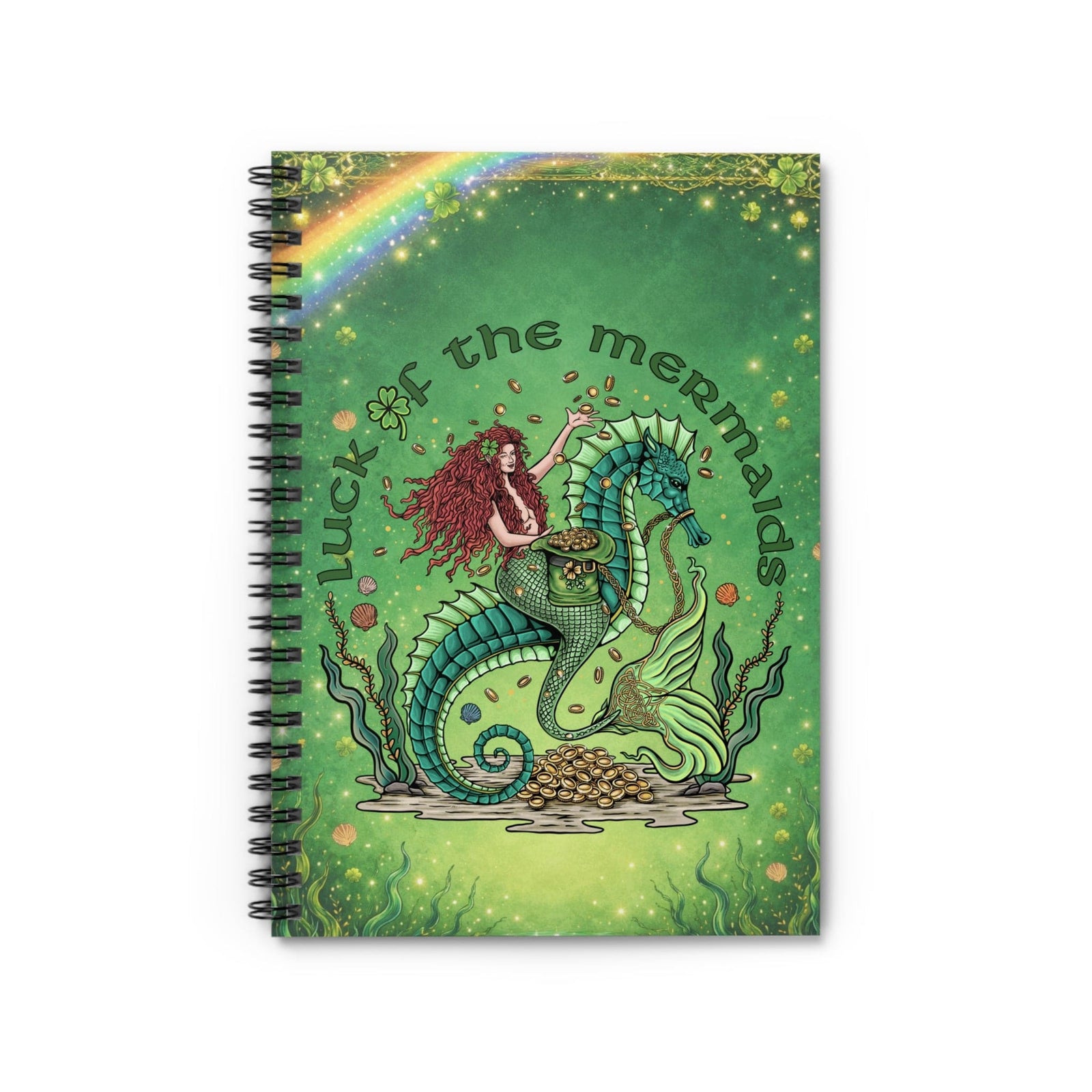 Printify Luck of the Mermaids Notebook One Size 26955102436686877103