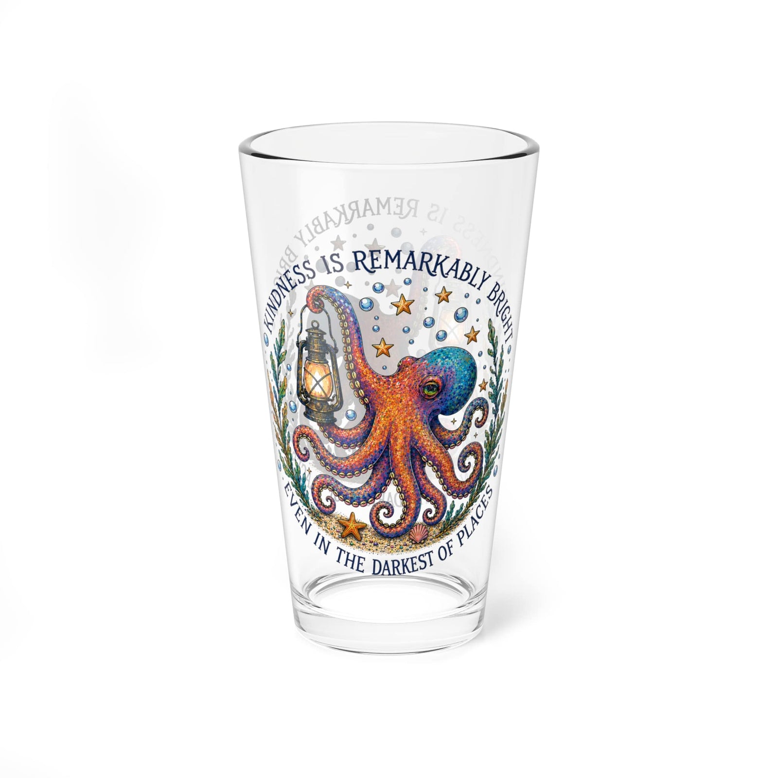 Printify Remarkably Kind 16oz Pint Glass 16oz 23449509875501654521