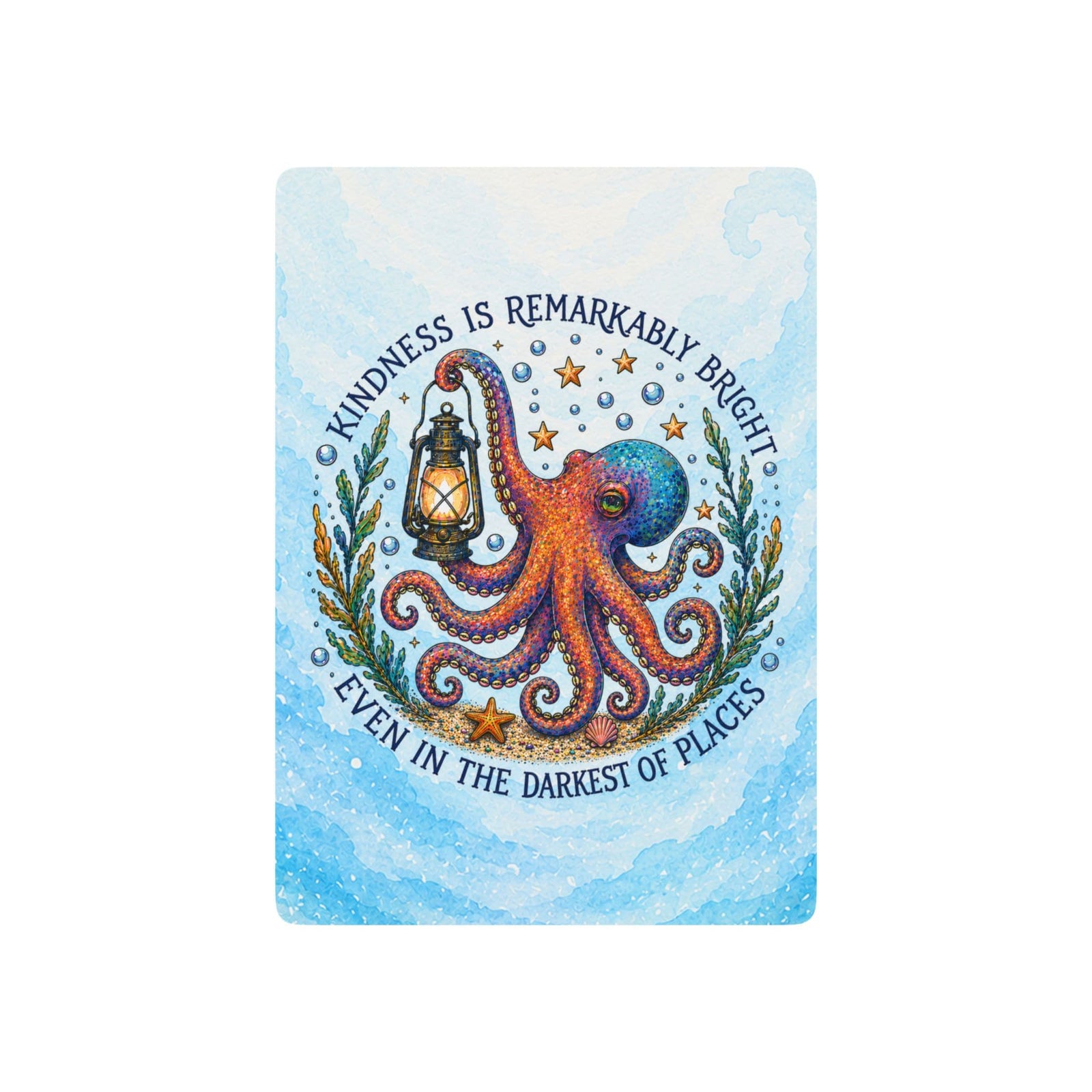 Printify Remarkably Kind Playing Cards 2.5" x 3.5" / White / Semi Glossy 29039877229977401468