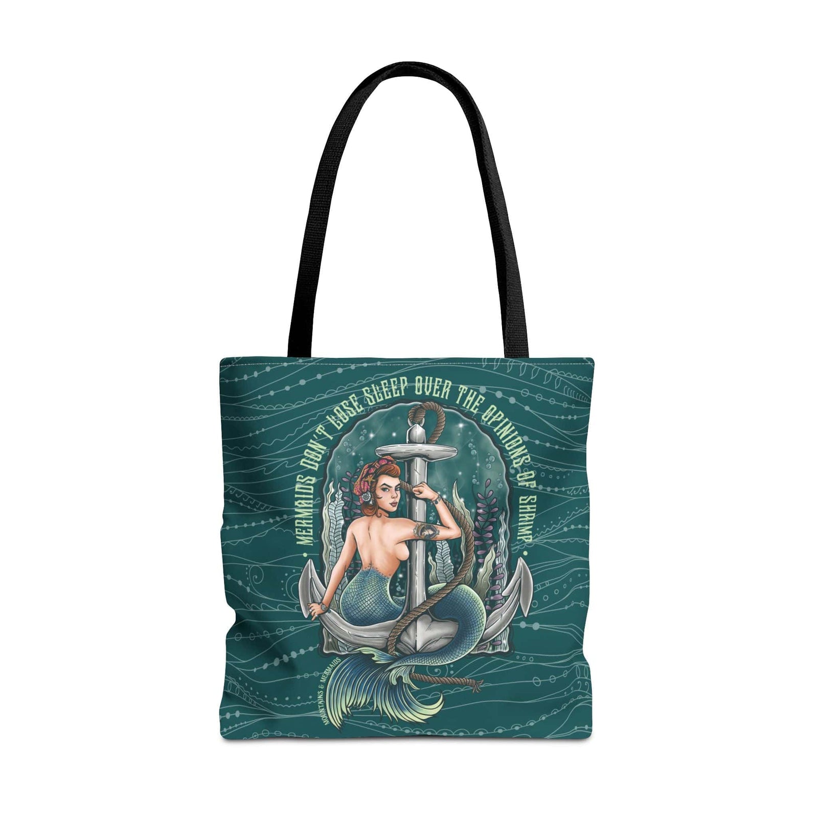 Printify Rosie The Riveter Tote Bag 18" Ć 18'' / Black 33714472051348072861