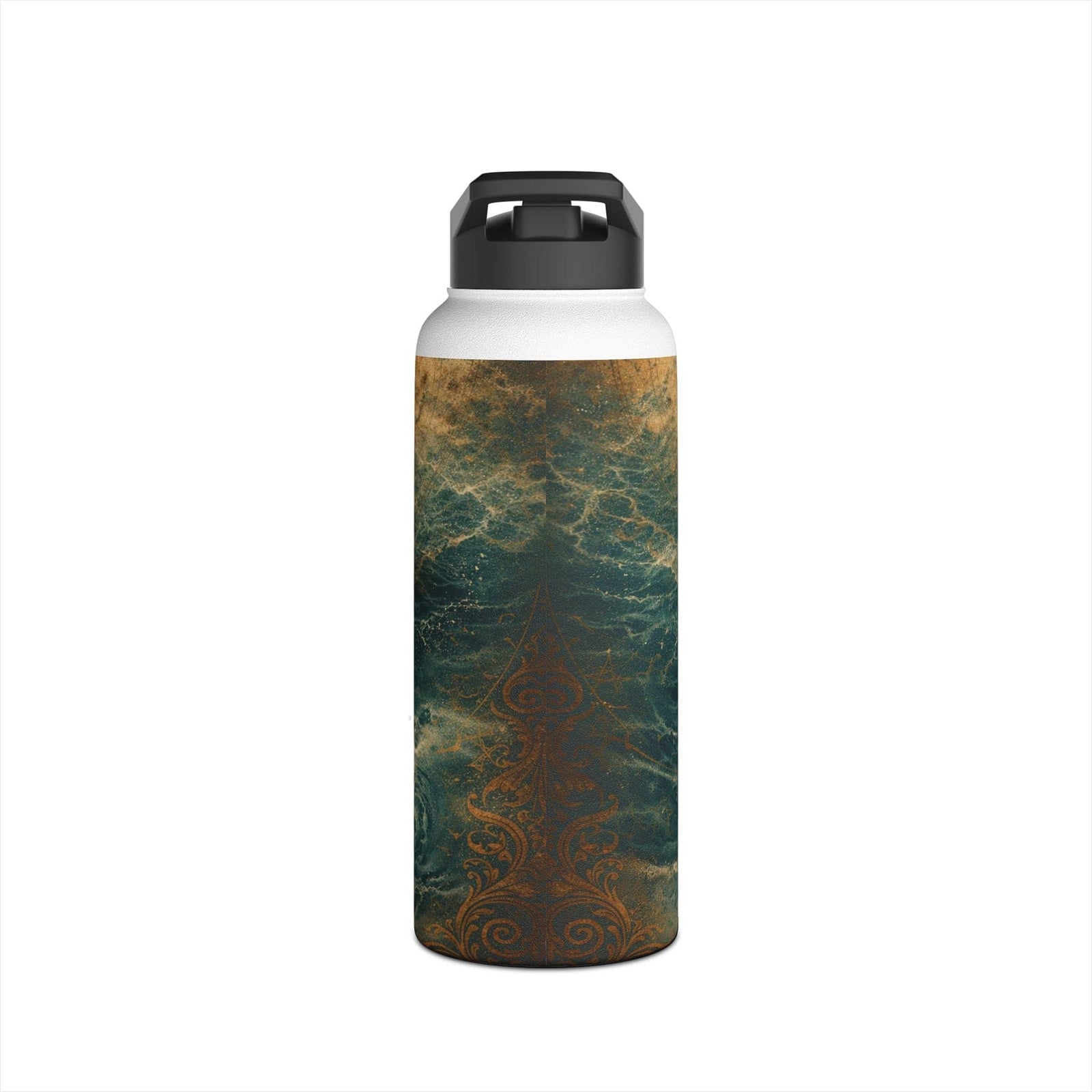 Printify Salty Soul Stainless Steel Water Bottle 32oz / White 11167795651348247443