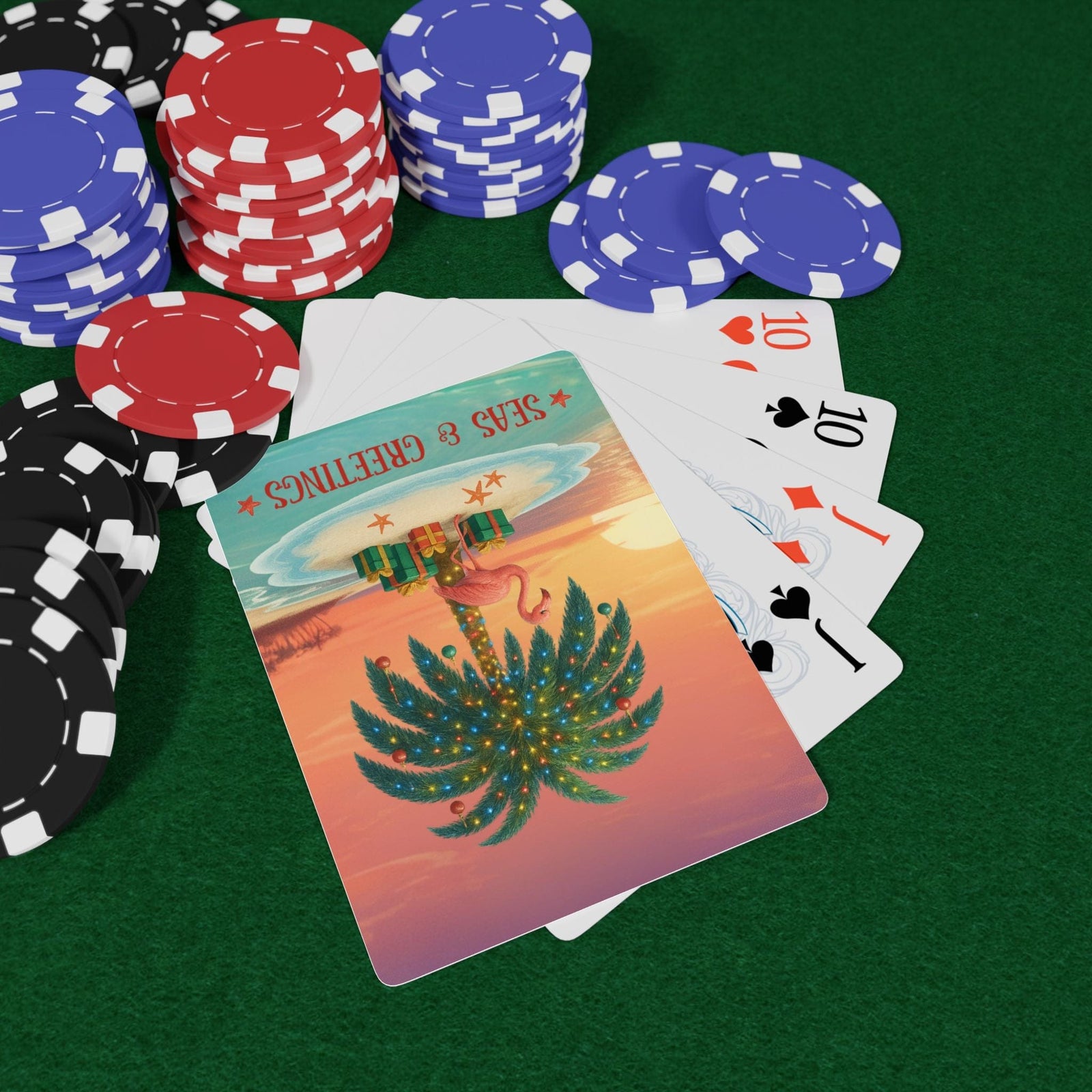 Printify Seas & Greetings Playing Cards 2.5" x 3.5" / White / Semi Glossy 19900441608567063574