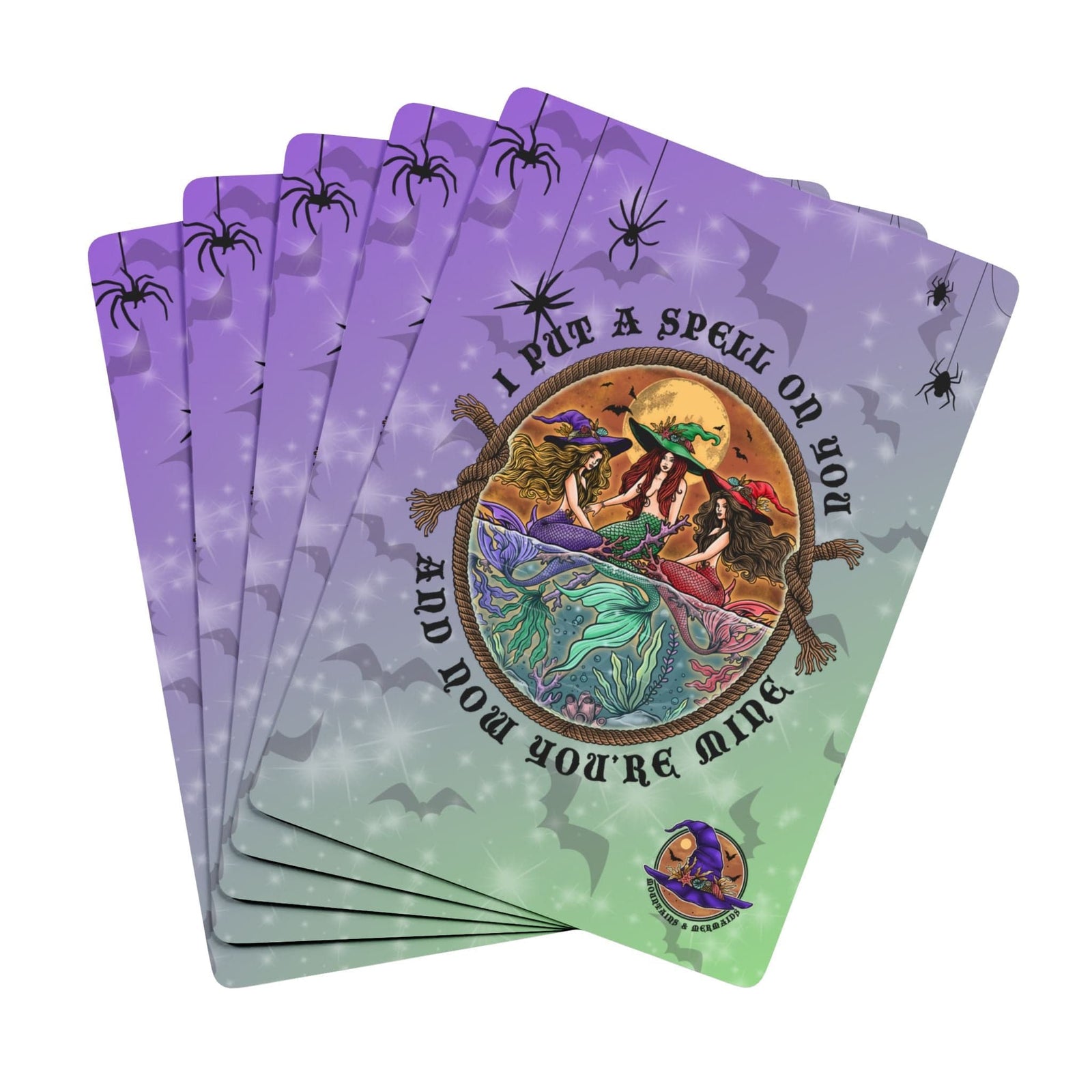 Printify Siren Sister's Mystic Playing Cards 2.5" x 3.5" 96562791354525118041