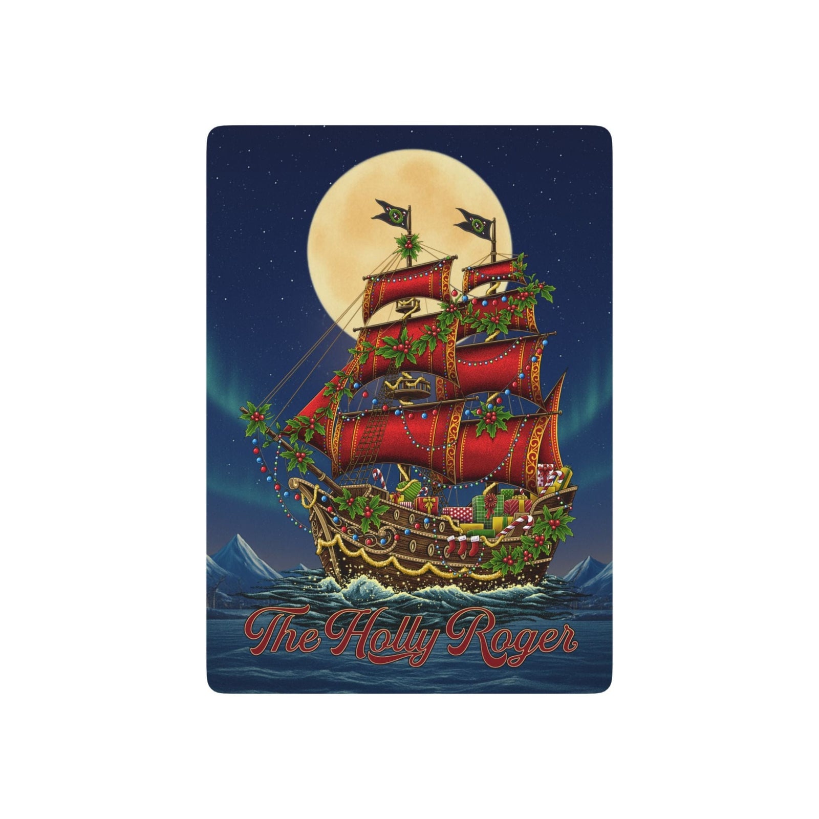 Printify The Holly Roger Playing Cards 2.5" x 3.5" / White / Semi Glossy 71149552446364148734