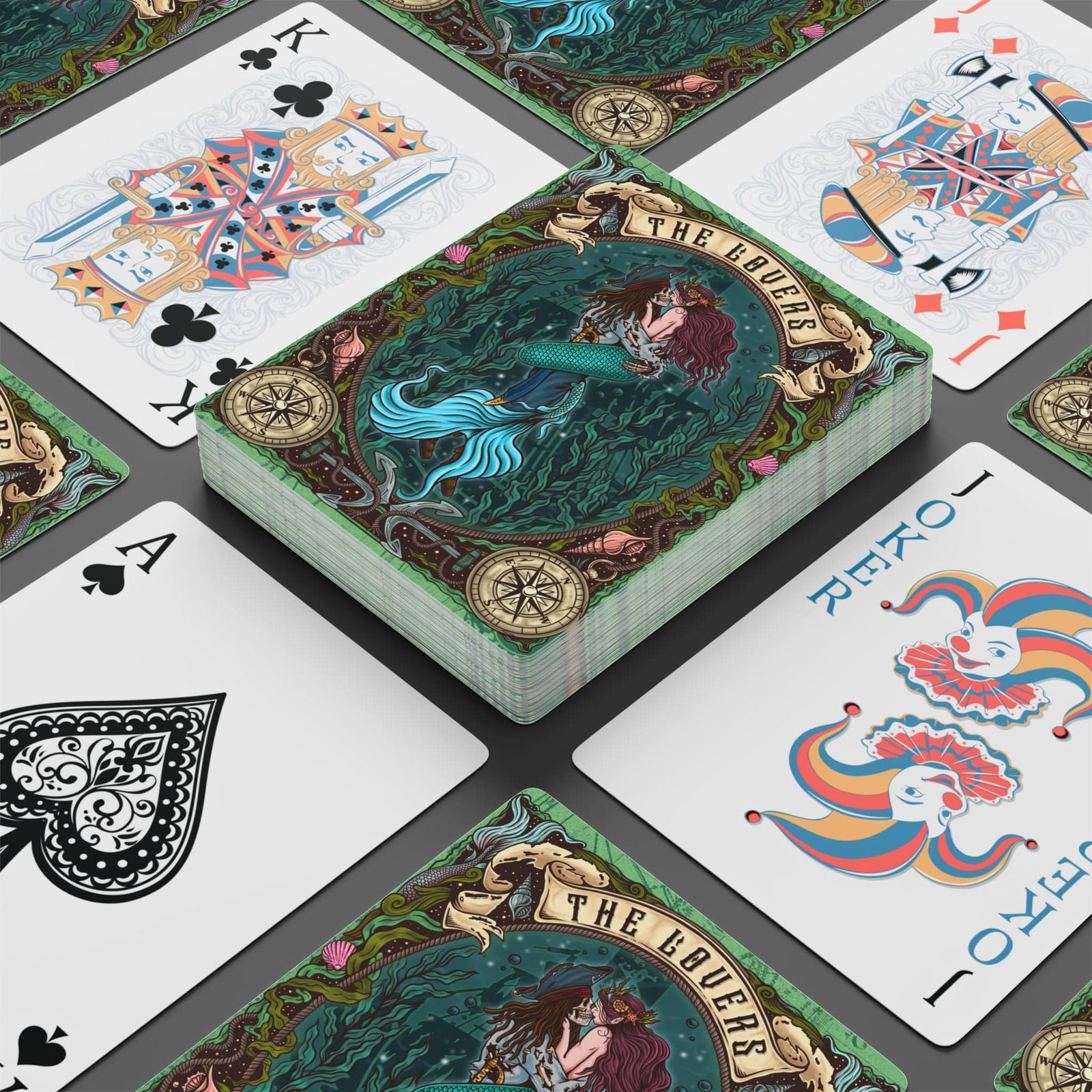 Printify The Lovers Playing Cards 2.5" x 3.5" 67523148385807386289