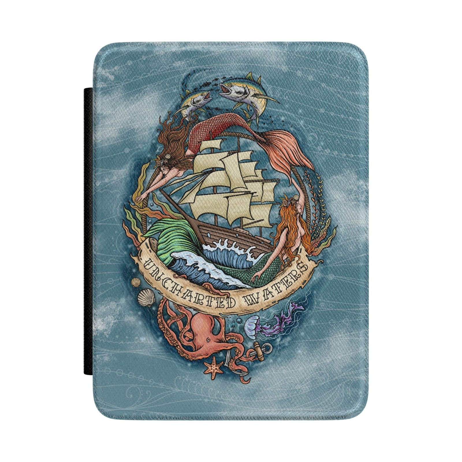 Printify Uncharted Waters Kindle Case Colorsoft / Paperwhite (7”) 12 Gen. (2024-2025) 16229391979660696056