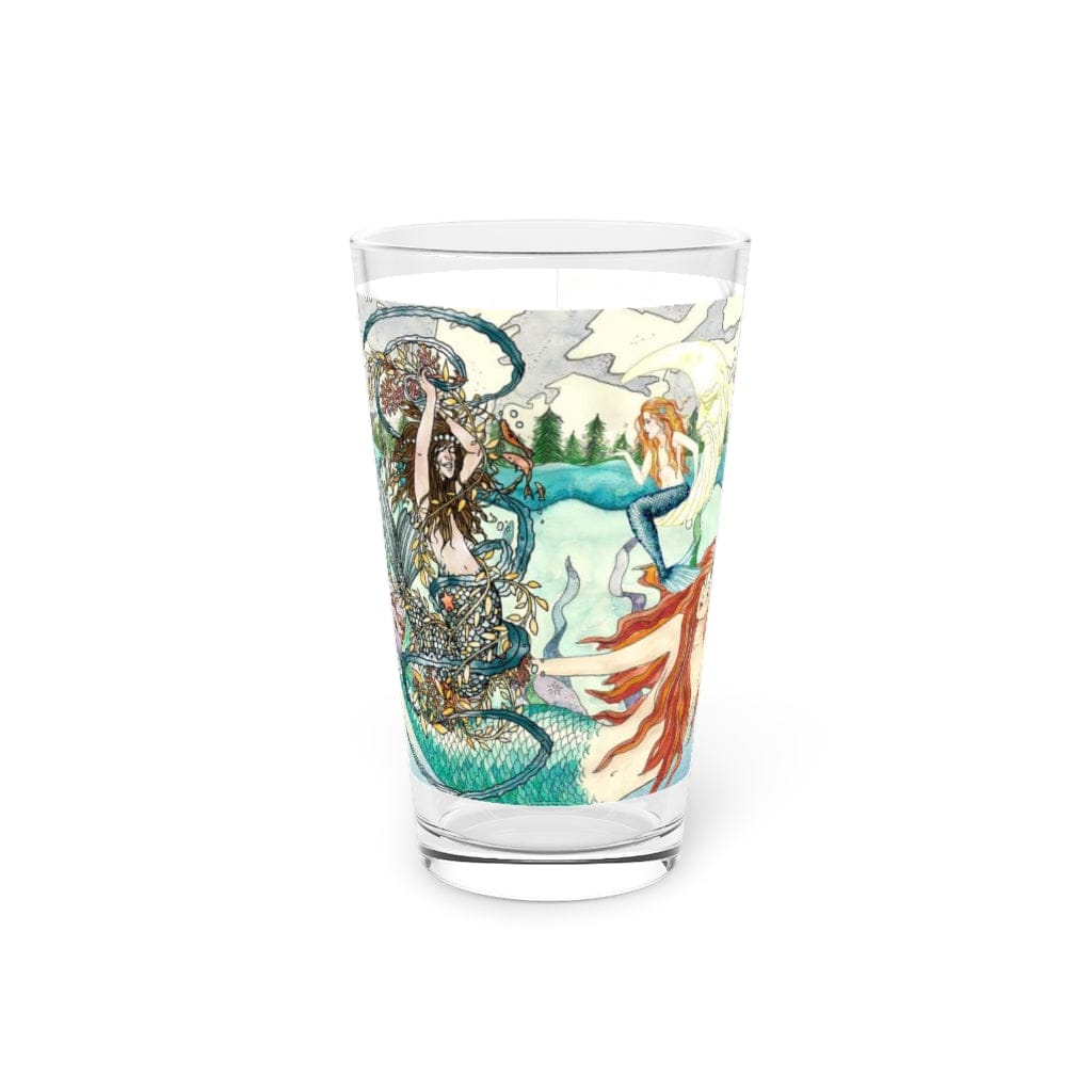 Mountains & Mermaids Pint Glass, 16oz - Mountains & Mermaids