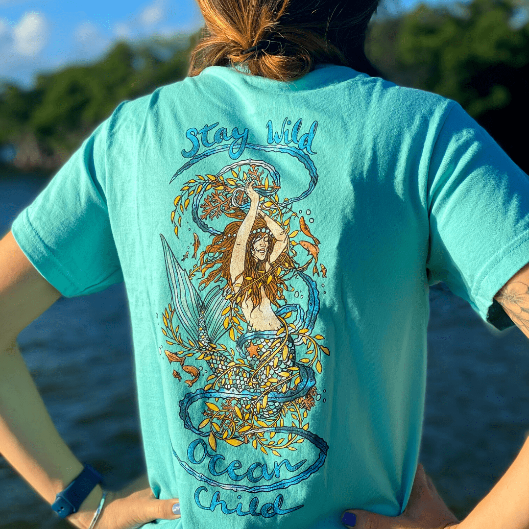 Stay Wild Ocean Child Unisex T-Shirt - Mountains & Mermaids