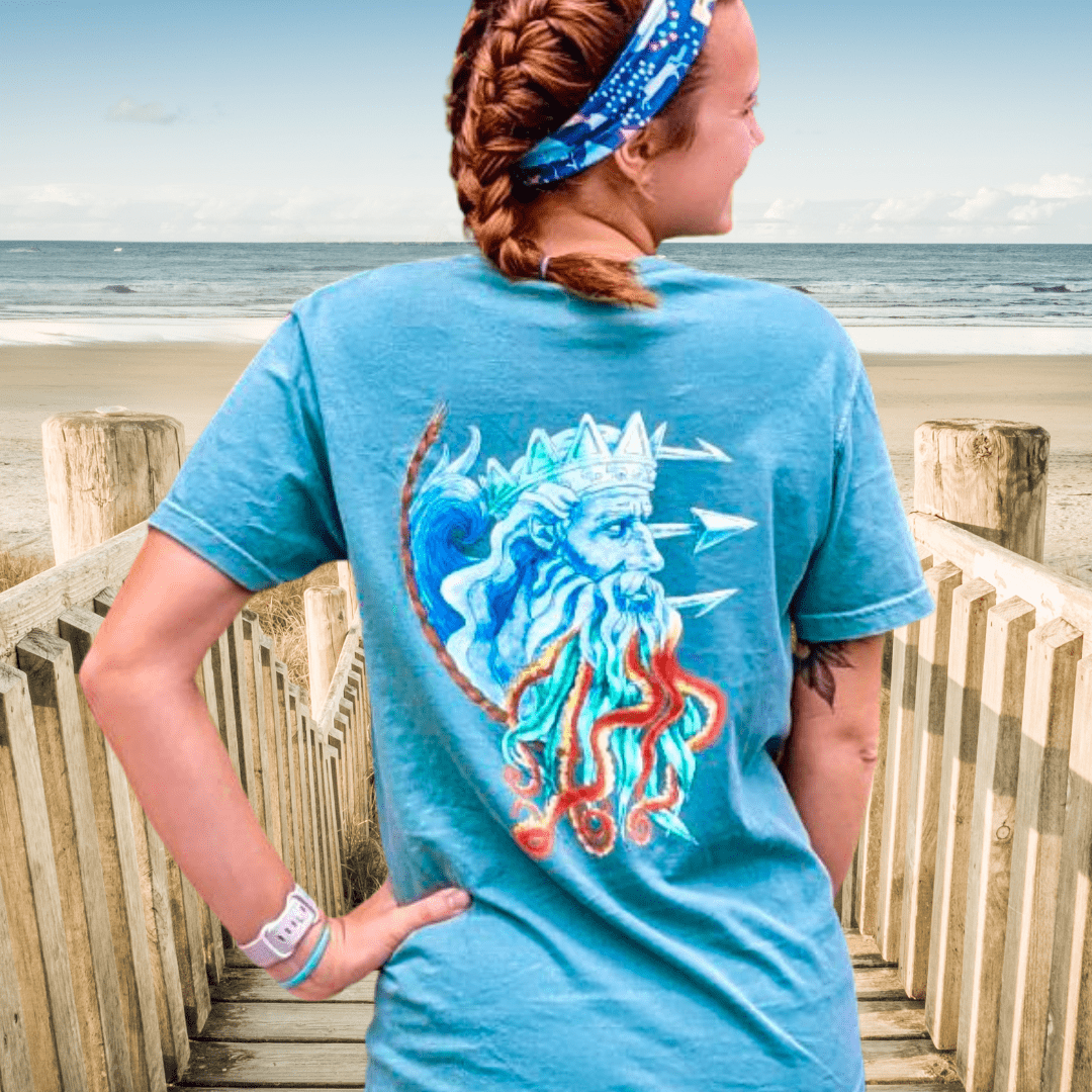 Poseidon Unisex T-Shirt - Mountains & Mermaids