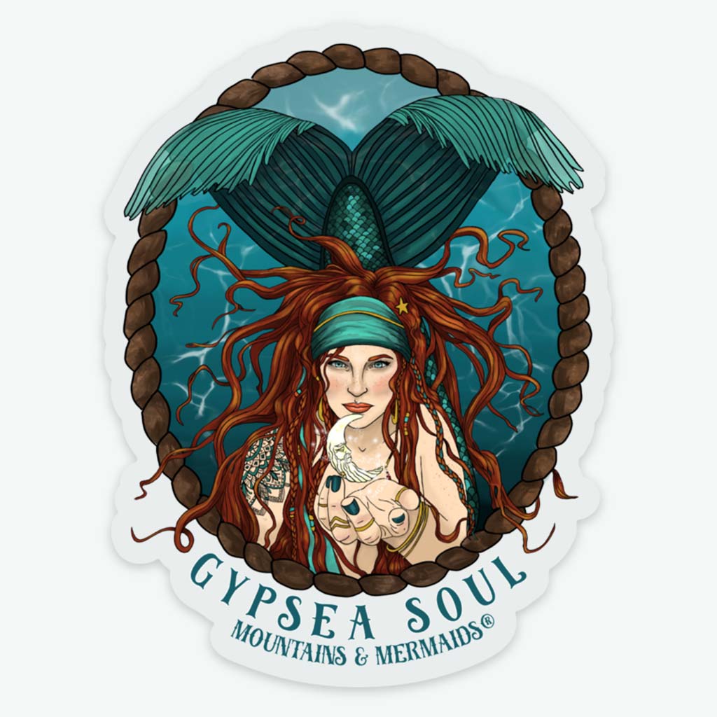 Gypsea Soul Siren Sticker - Mountains & Mermaids