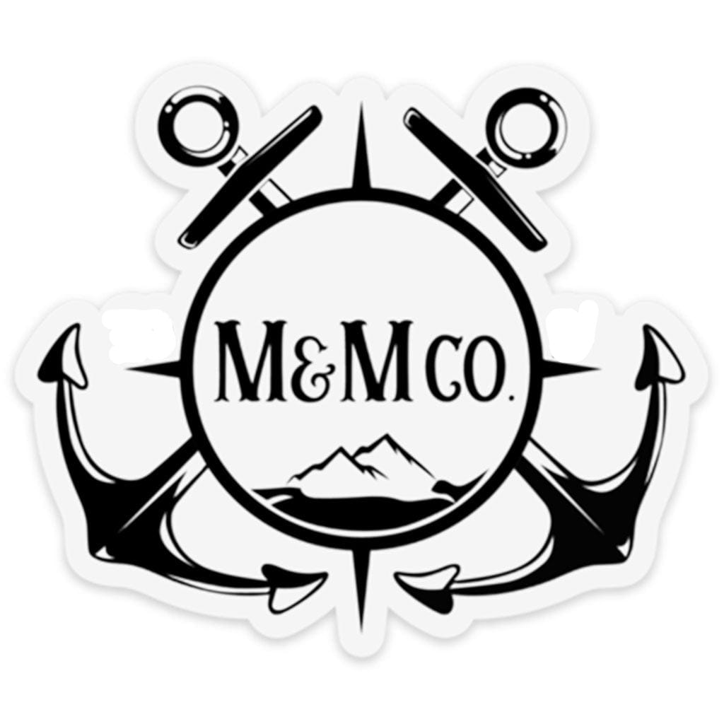 Mountains & Mermaids Maritime Logo Sticker - Mountains & Mermaids