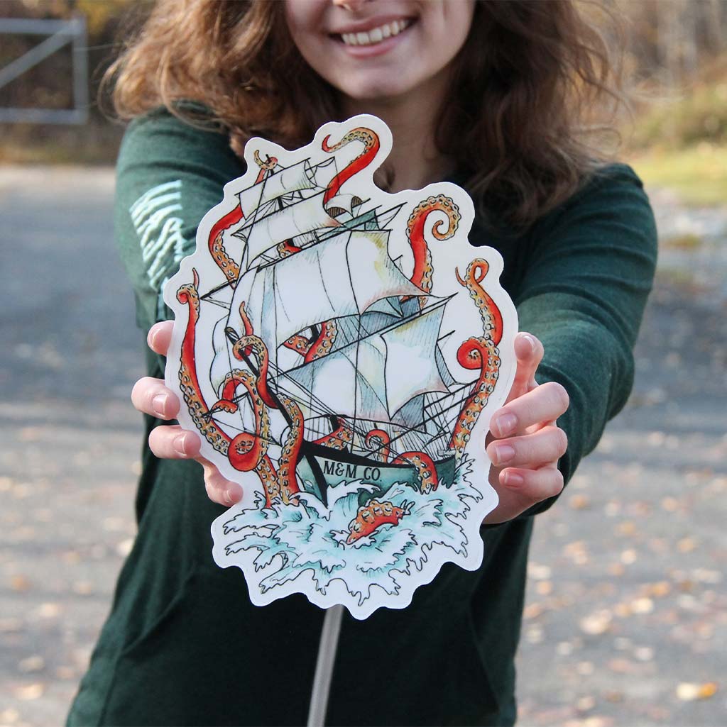 Mountains & Mermaids Kraken Adventure Decal MM146