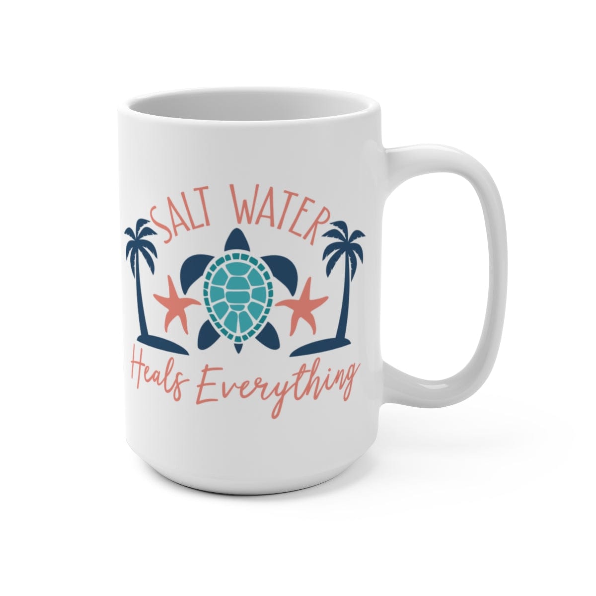 Mountains & Mermaids Salt Water Heals Coffee Mug 15oz MM932