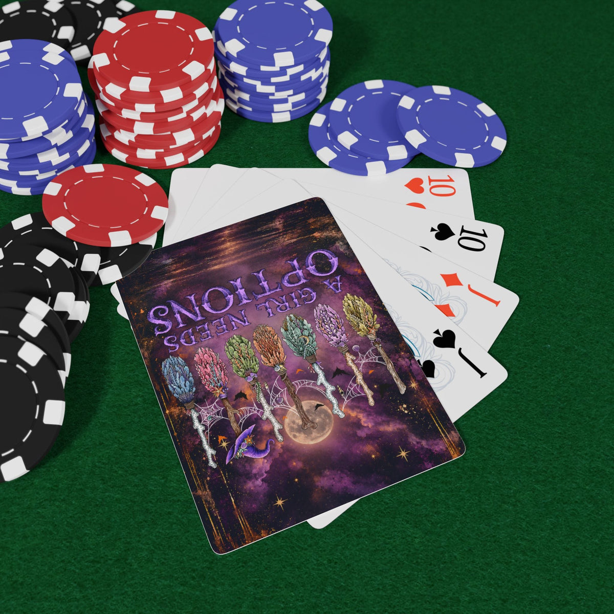 A Girl Needs Options Playing Cards