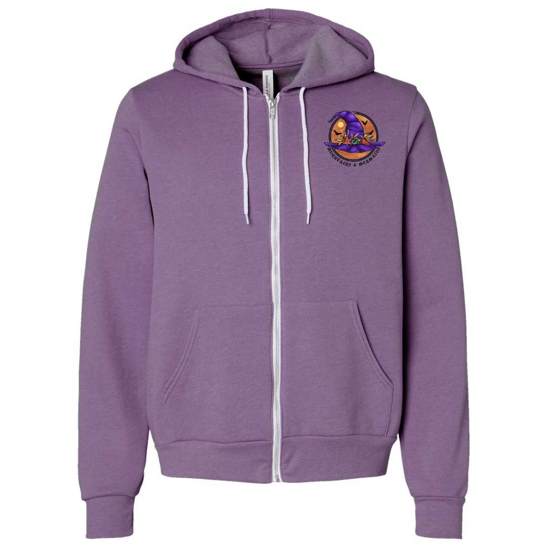 The Siren Sisters Full-Zip Fleece Hoodie (Heather Purple)