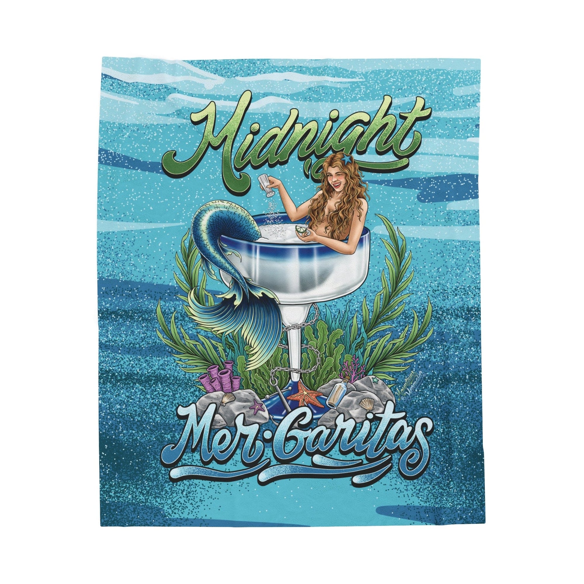 Midnight Mergarita Plush Blanket