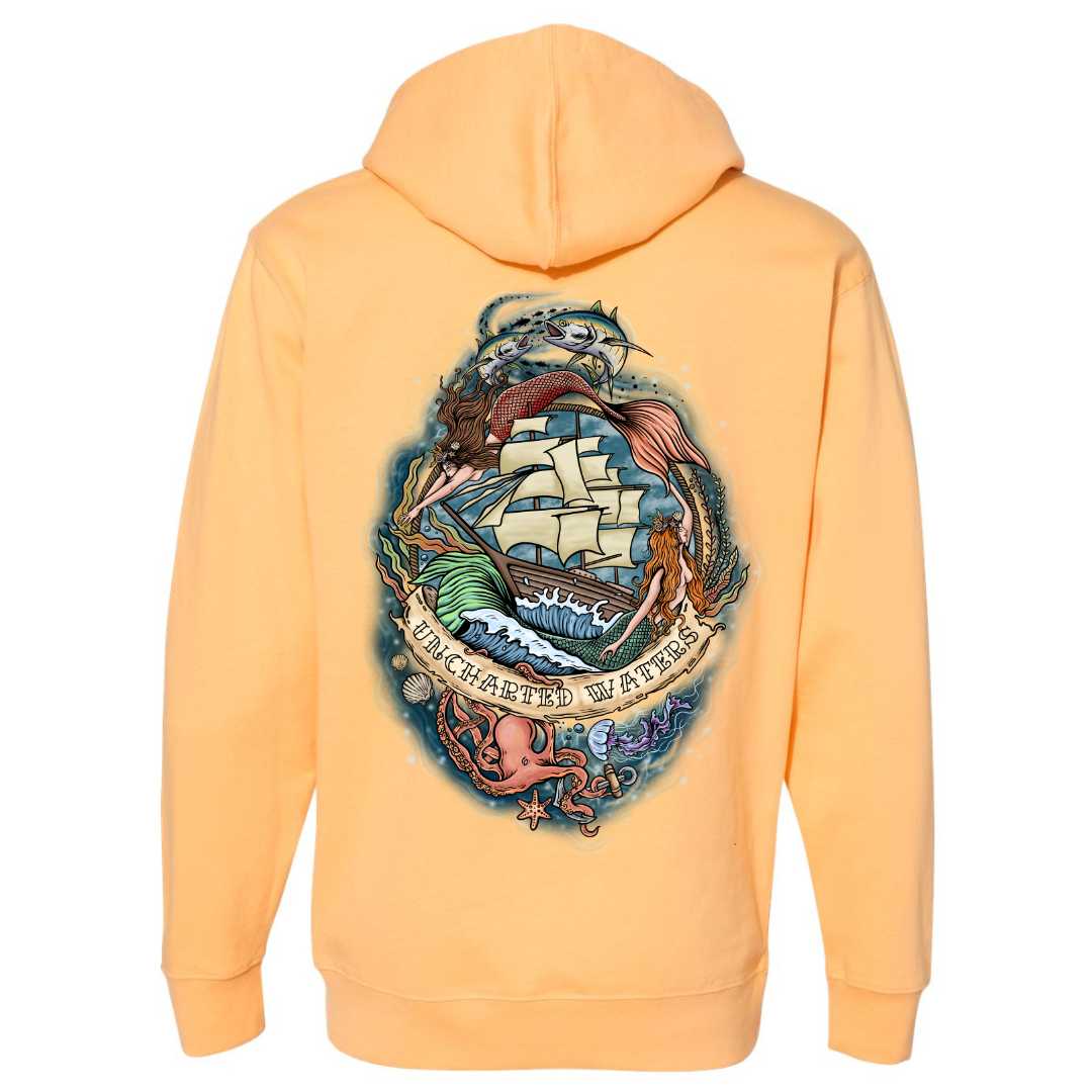 Uncharted Waters Pullover Hoodie (Peach)