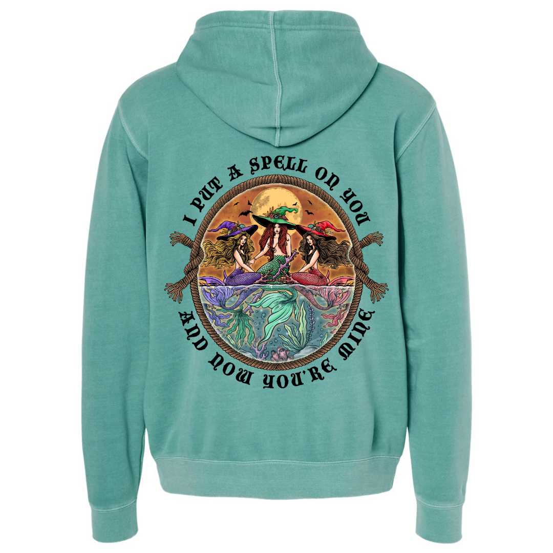 The Siren Sisters Pullover Hoodie (Mint)