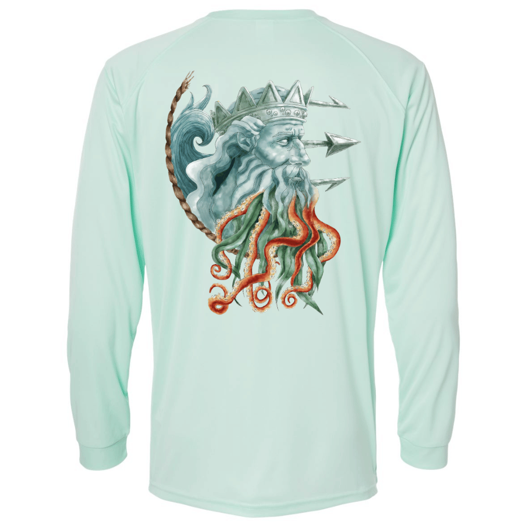 Poseidon Performance Sun Shirt - Mountains & Mermaids