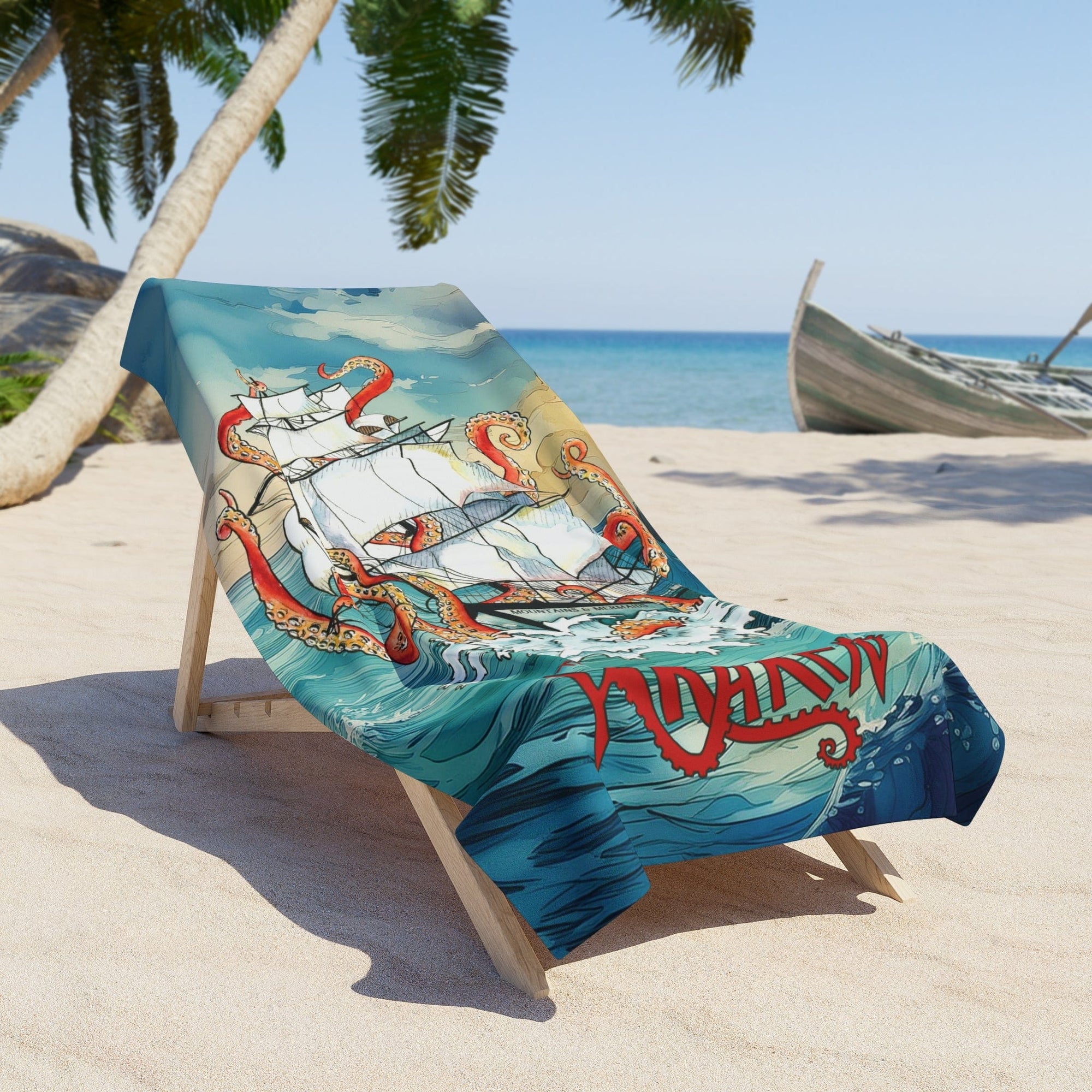 Kraken Beach Towel