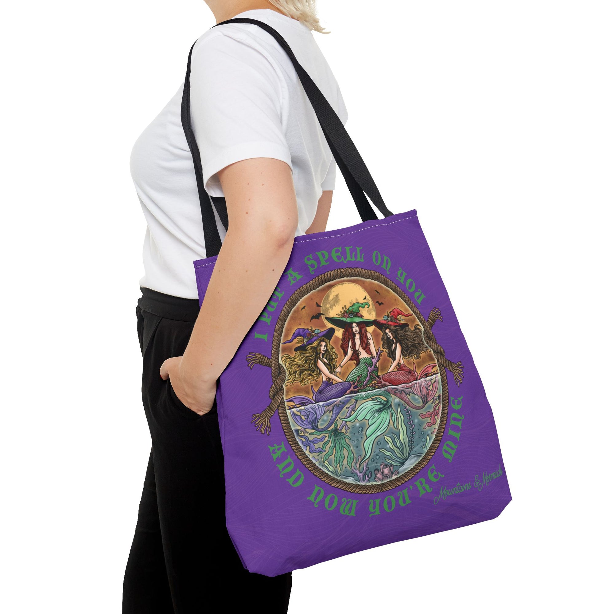 The Siren Sisters Purple Tote Bag