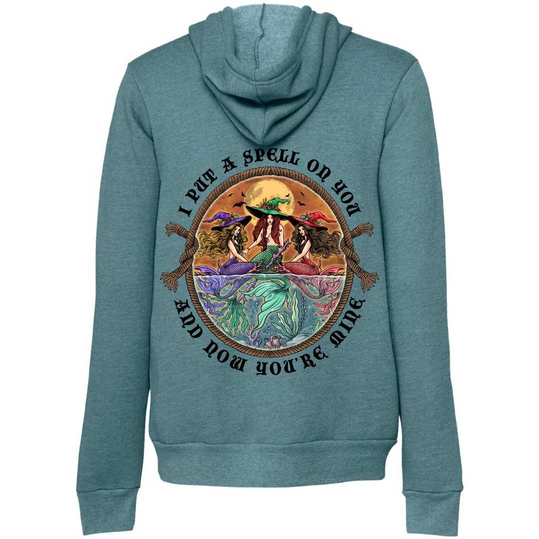 The Siren Sisters Pullover Hoodie (Deep Teal)