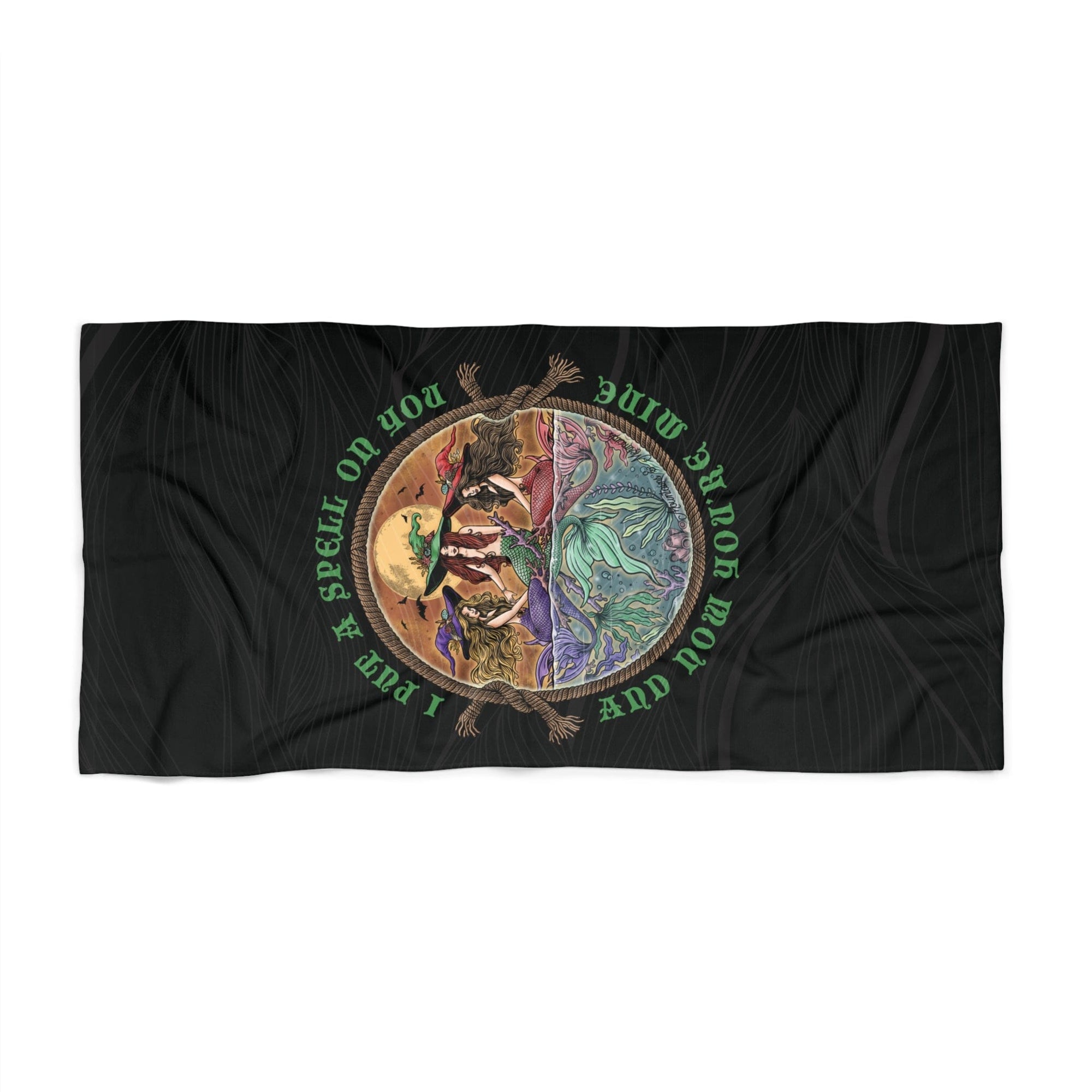 The Siren Sisters Midnight Beach Towel