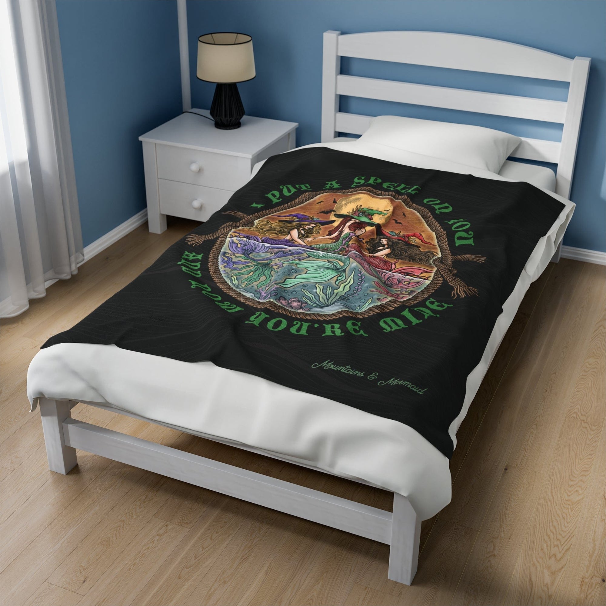 The Siren Sisters Midnight Plush Blanket