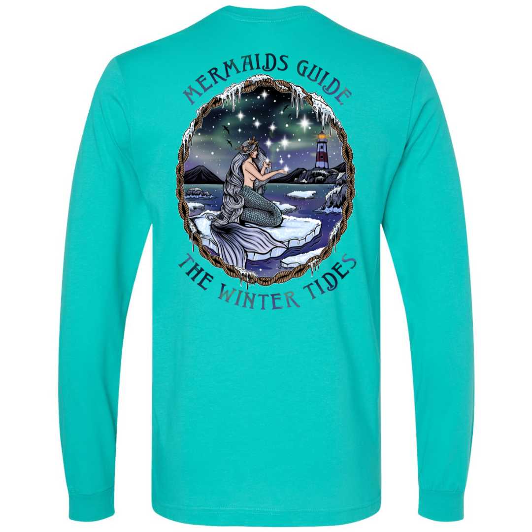 Winter Tides Long Sleeve T-Shirt (Teal)