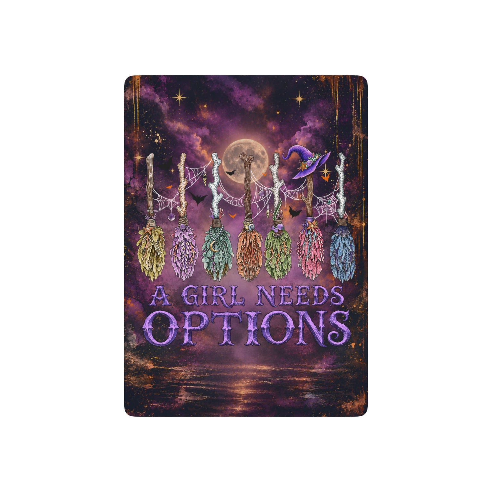 A Girl Needs Options Playing Cards