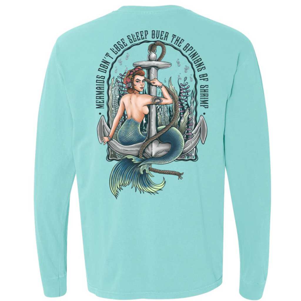 Rosie The Riveter Long Sleeve T-Shirt (Chalky Mint)