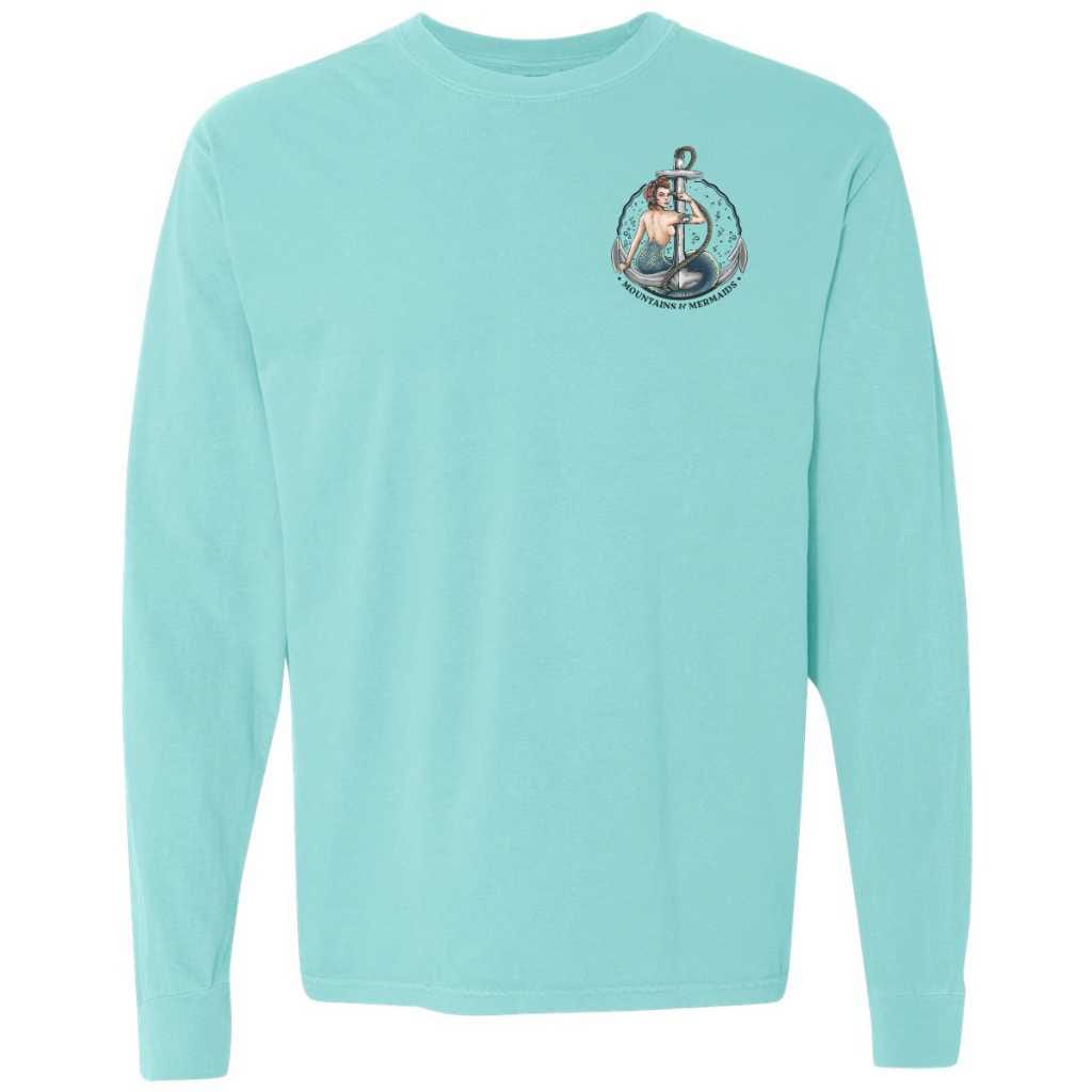 Rosie The Riveter Long Sleeve T-Shirt (Chalky Mint)