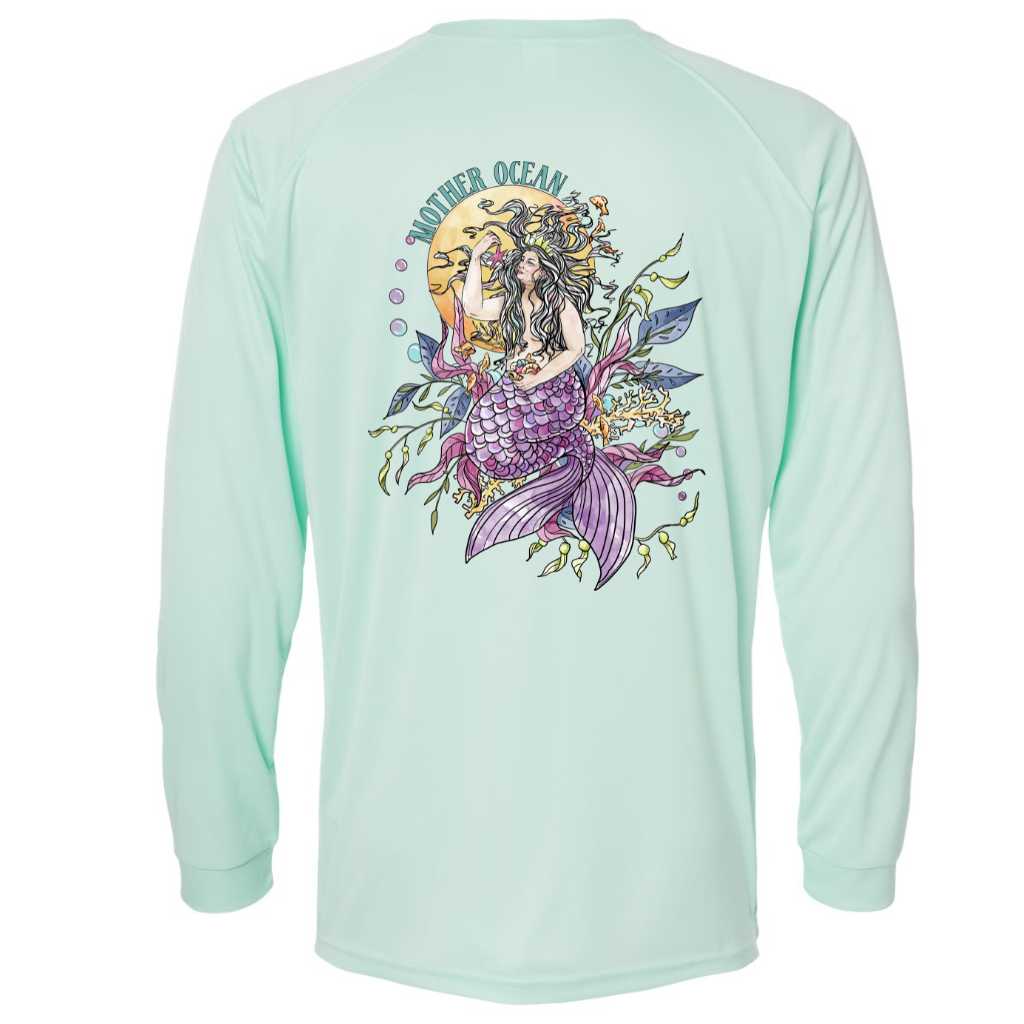 Mother Ocean Performance Sun Shirt - Mint - Mountains & Mermaids