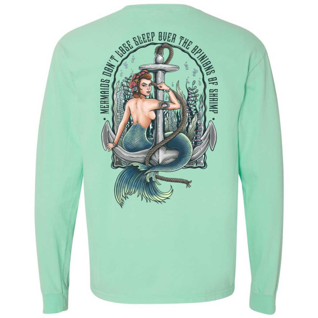 Rosie The Riveter Long Sleeve T-Shirt (Island Reef)