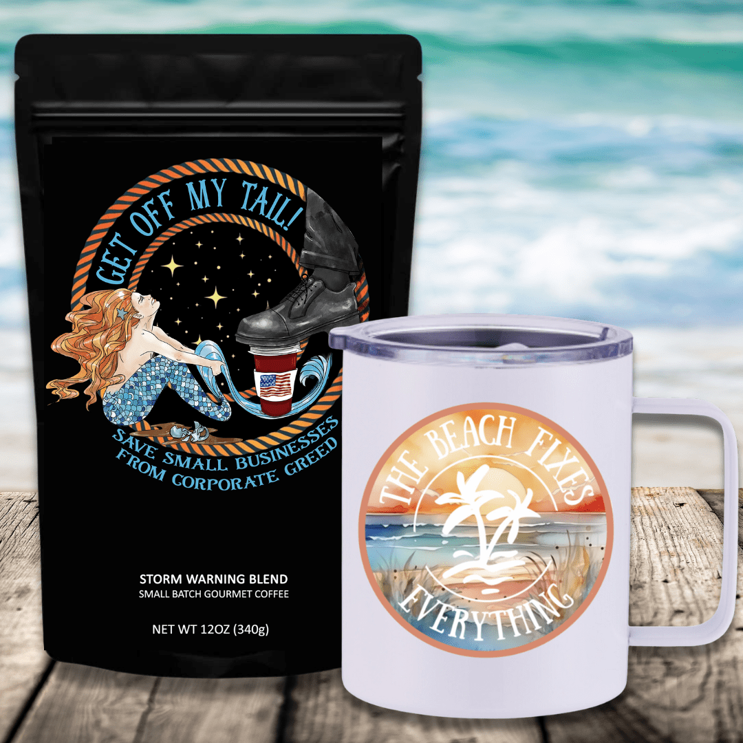 Get Off My Tail: Storm Warning Blend Travel Coffee Bundle