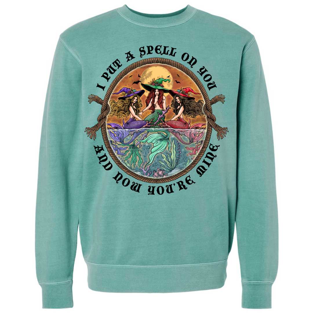 The Siren Sisters Crewneck Sweatshirt (Mint)