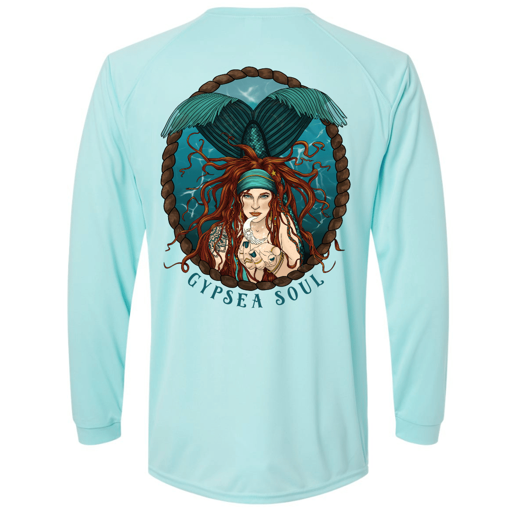 GypSea Soul Siren Performance Sun Shirt - Mountains & Mermaids