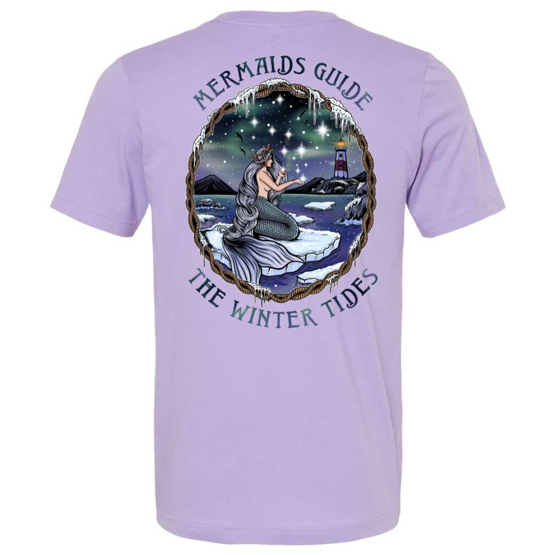 Winter Tides Short Sleeve T-Shirt (Lavender)