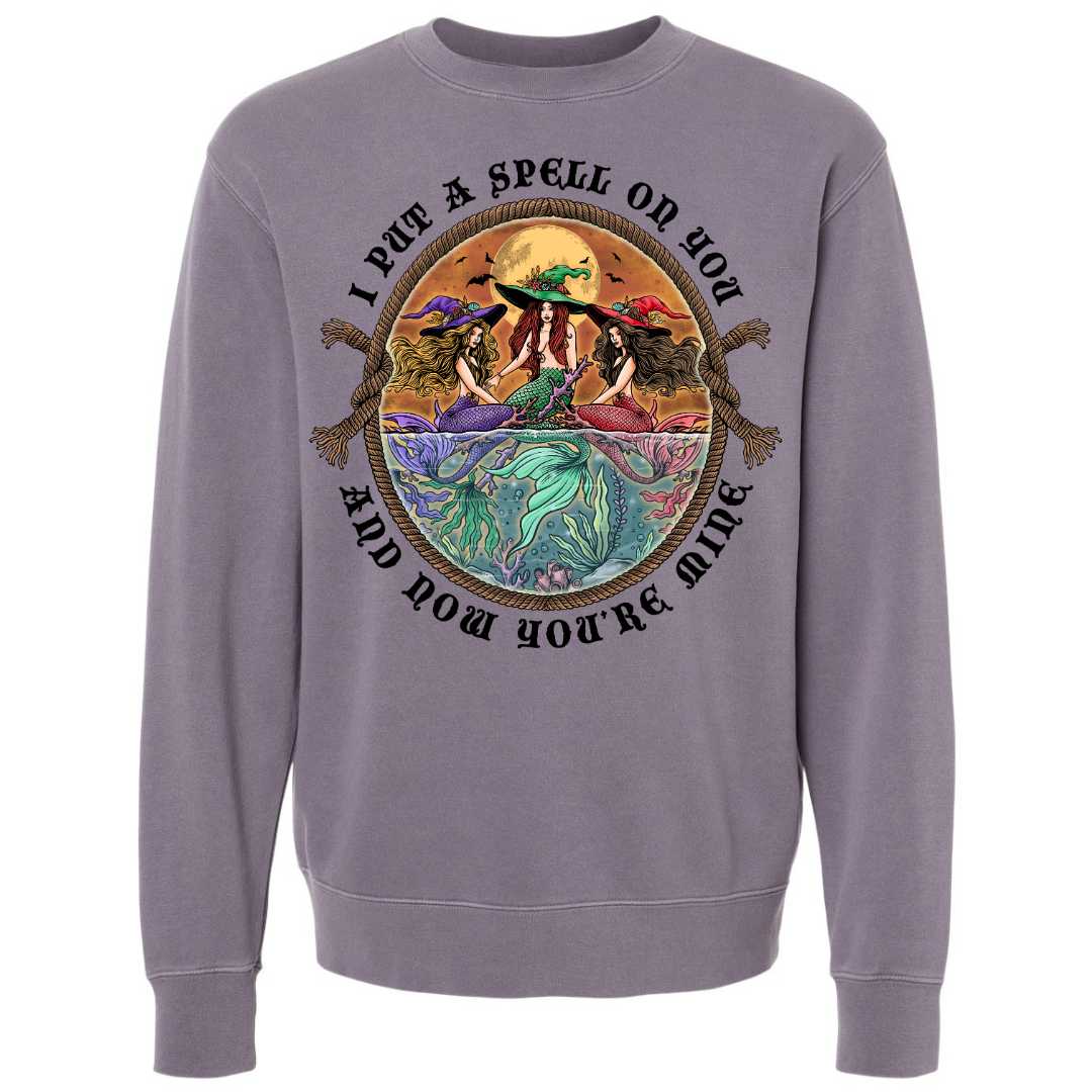 The Siren Sisters Crewneck Sweatshirt (Purple)