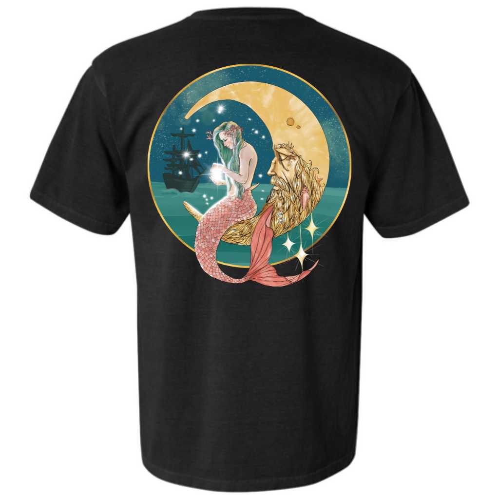 Mermaid In The Moon T-Shirt - Mountains & Mermaids