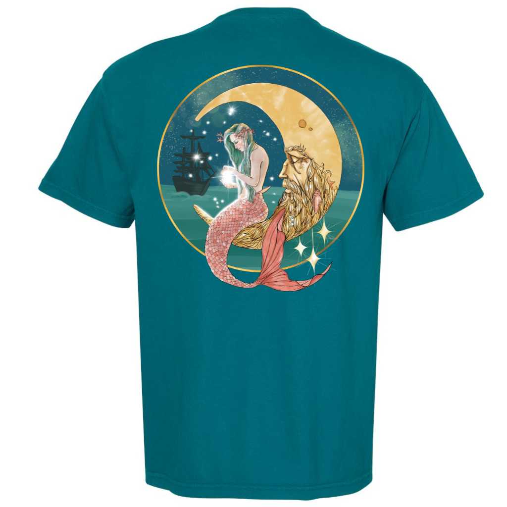 Mermaid In The Moon T-Shirt - Mountains & Mermaids