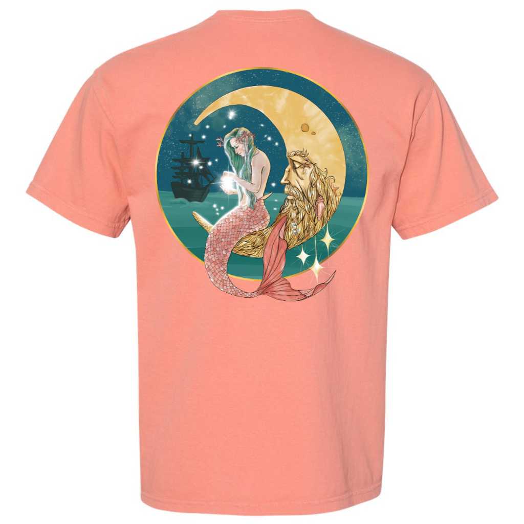 Mermaid In The Moon T-Shirt - Mountains & Mermaids