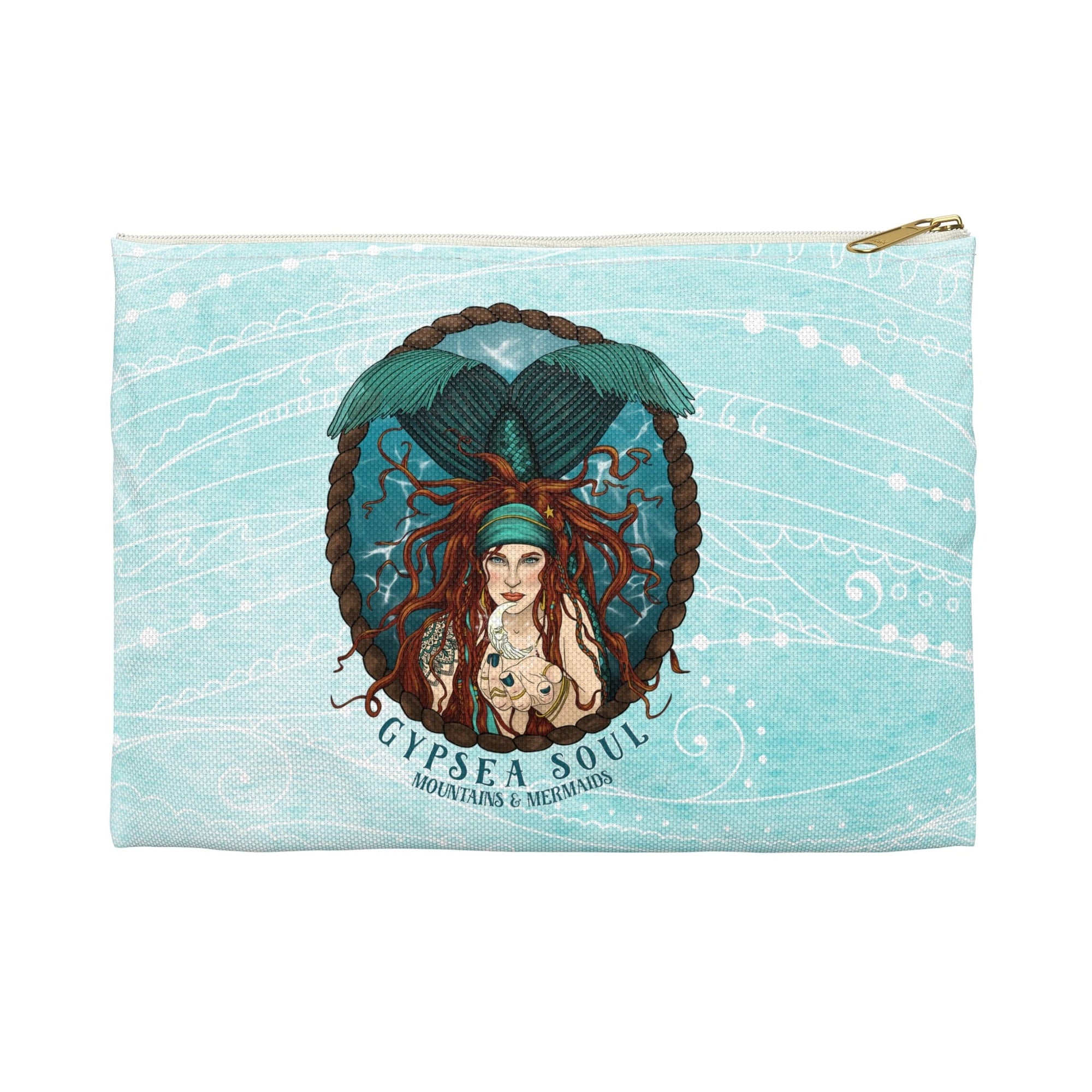 Gypsea Soul Carryall Pouch - Mountains & Mermaids