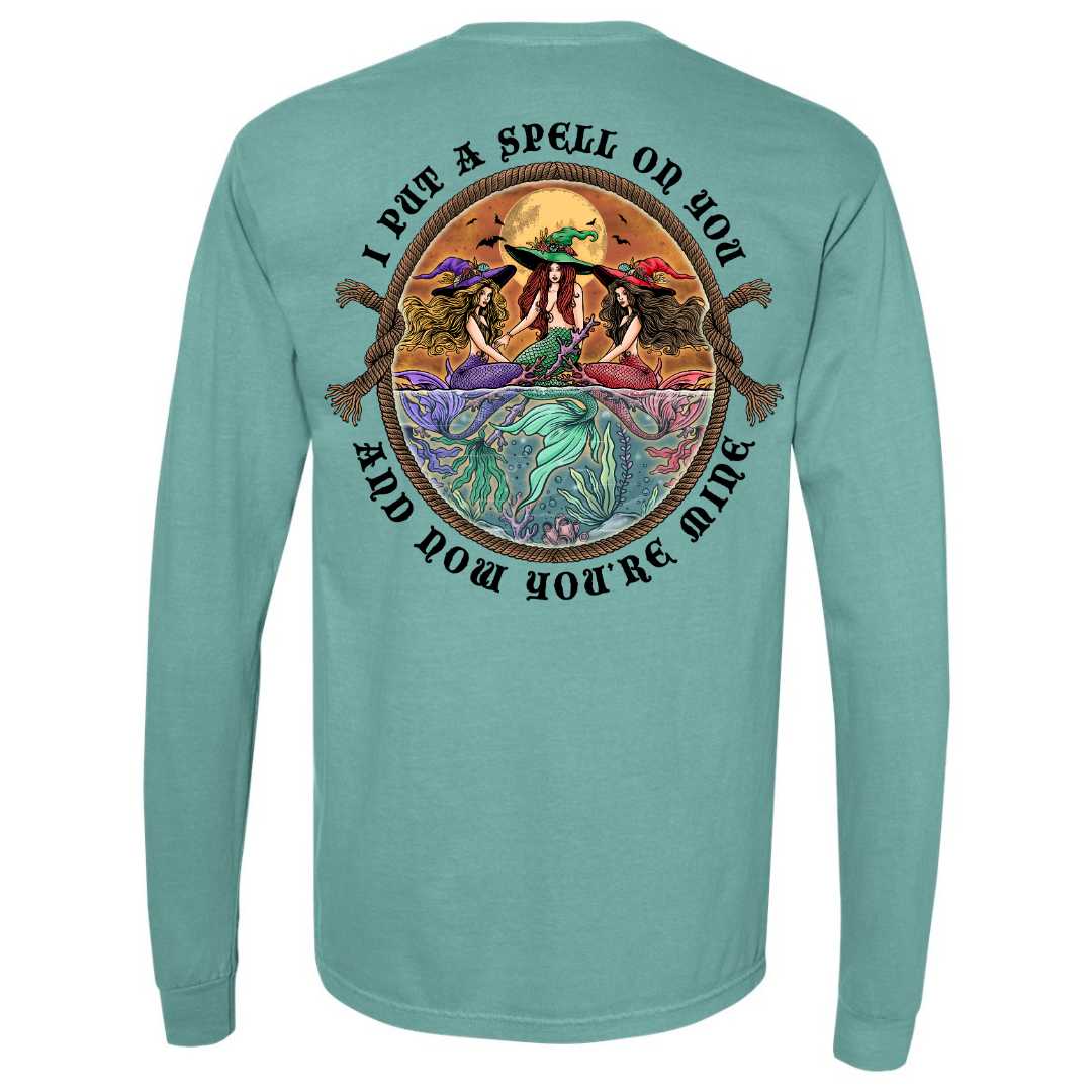 The Siren Sisters Long Sleeve T-Shirt (Seafoam)