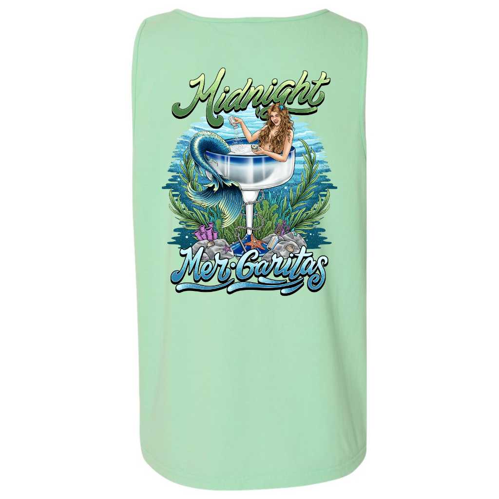 Midnight Mergarita Boyfriend Tank (Island Reef) - Mountains & Mermaids