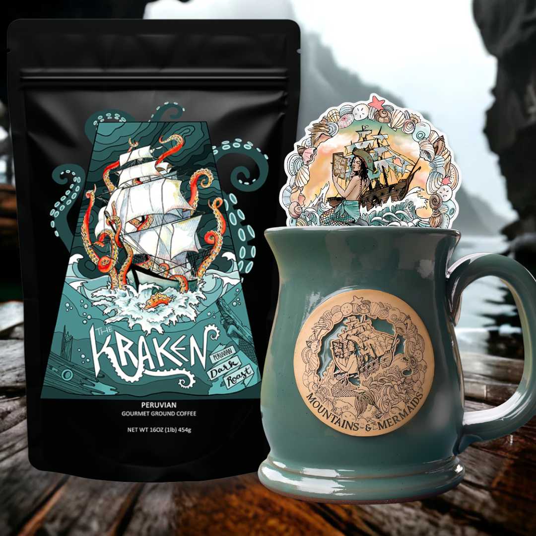 The Kraken Organic Dark Roast Coffee Bundle