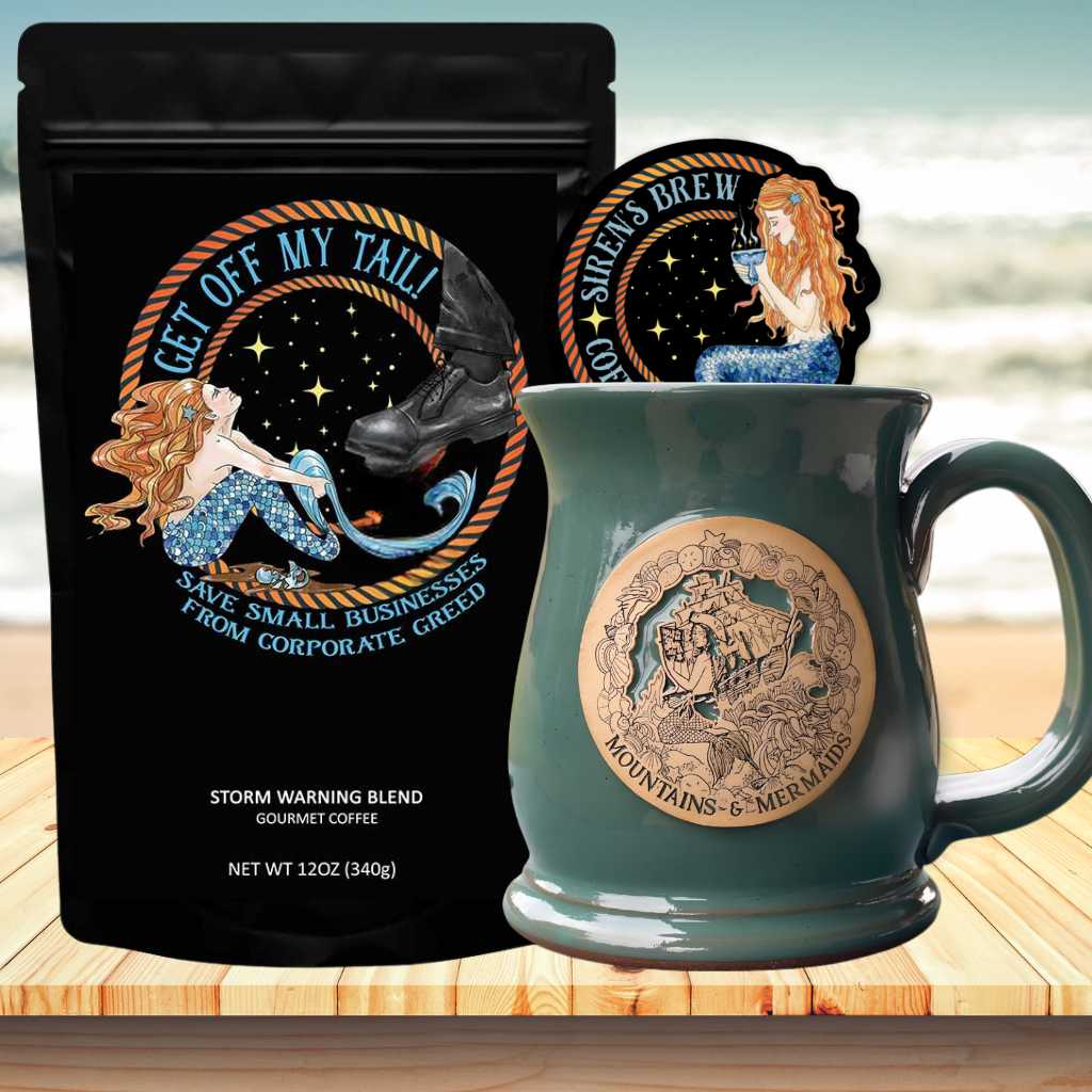 Get Off My Tail: Storm Warning Blend Coffee Bundle - Mountains & Mermaids