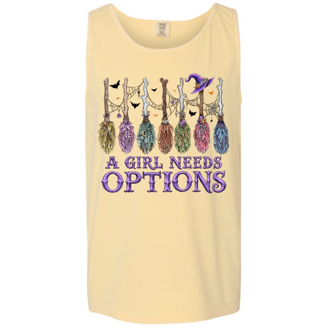 A Girl Needs Options Boyfriend Tank
